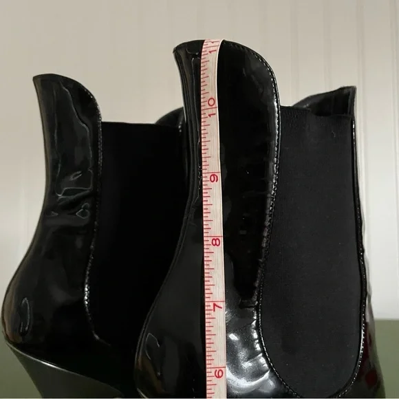 Giuseppe Zanotti Hidden Platform Stilettos in Black Patent Leather w Red *Italy* - Picture 13 of 16